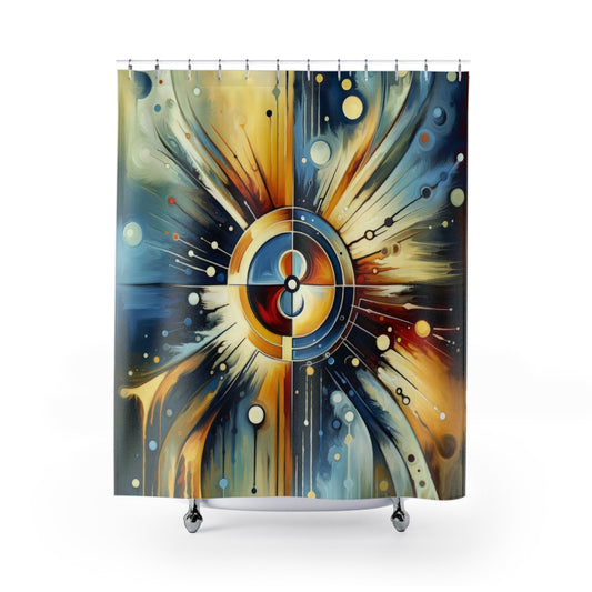 Compassionate Ethical Guidance Shower Curtains - ATUH.ART