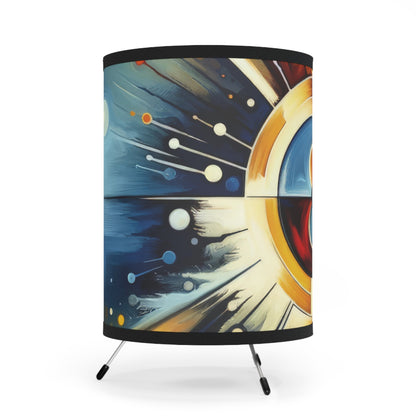Compassionate Ethical Guidance Tripod Lamp with High-Res Printed Shade, US\CA plug - ATUH.ART