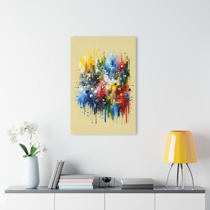 Connected Chromatic Tachism Acrylic Prints (French Cleat Hanging) - ATUH.ART