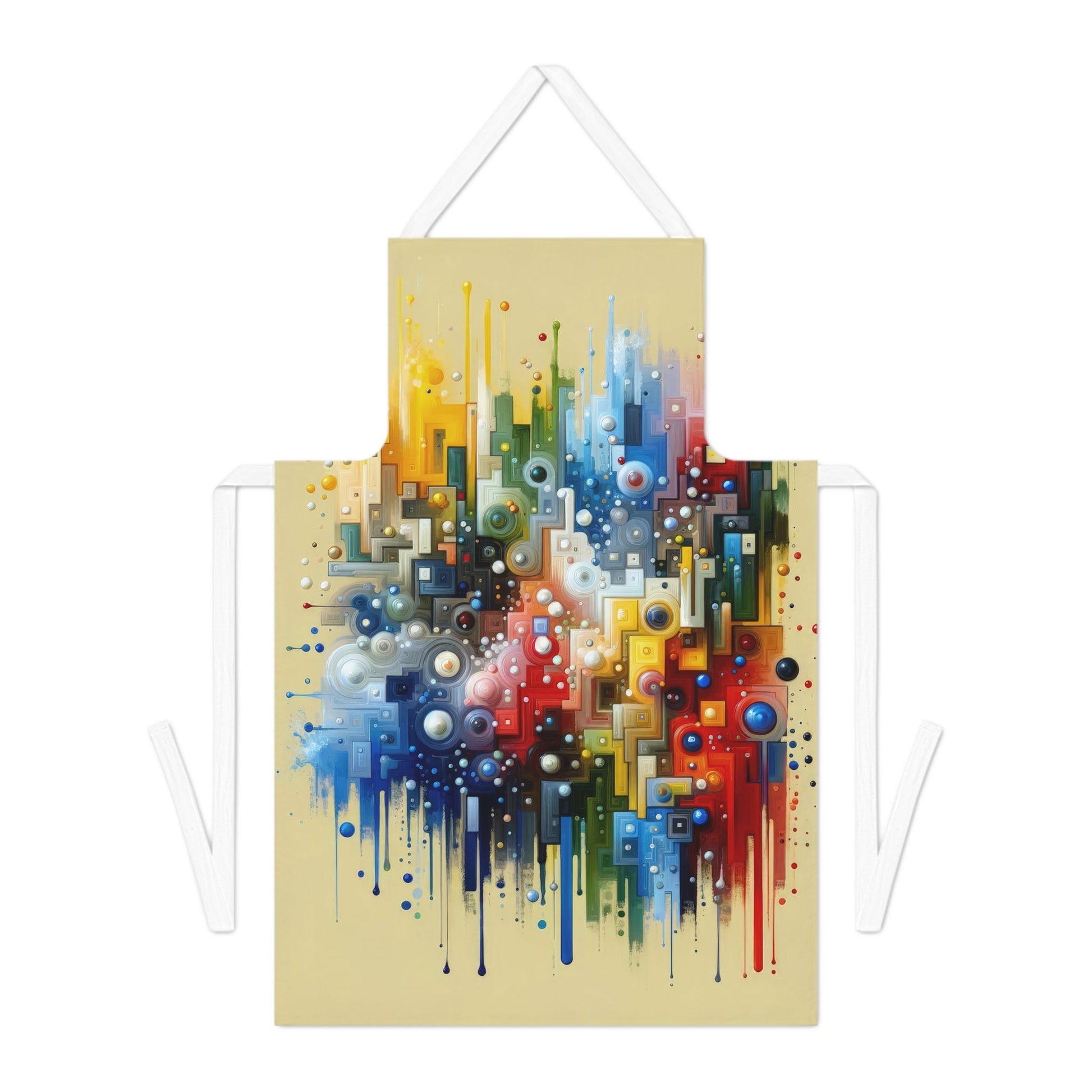Connected Chromatic Tachism Adult Apron (AOP) - ATUH.ART