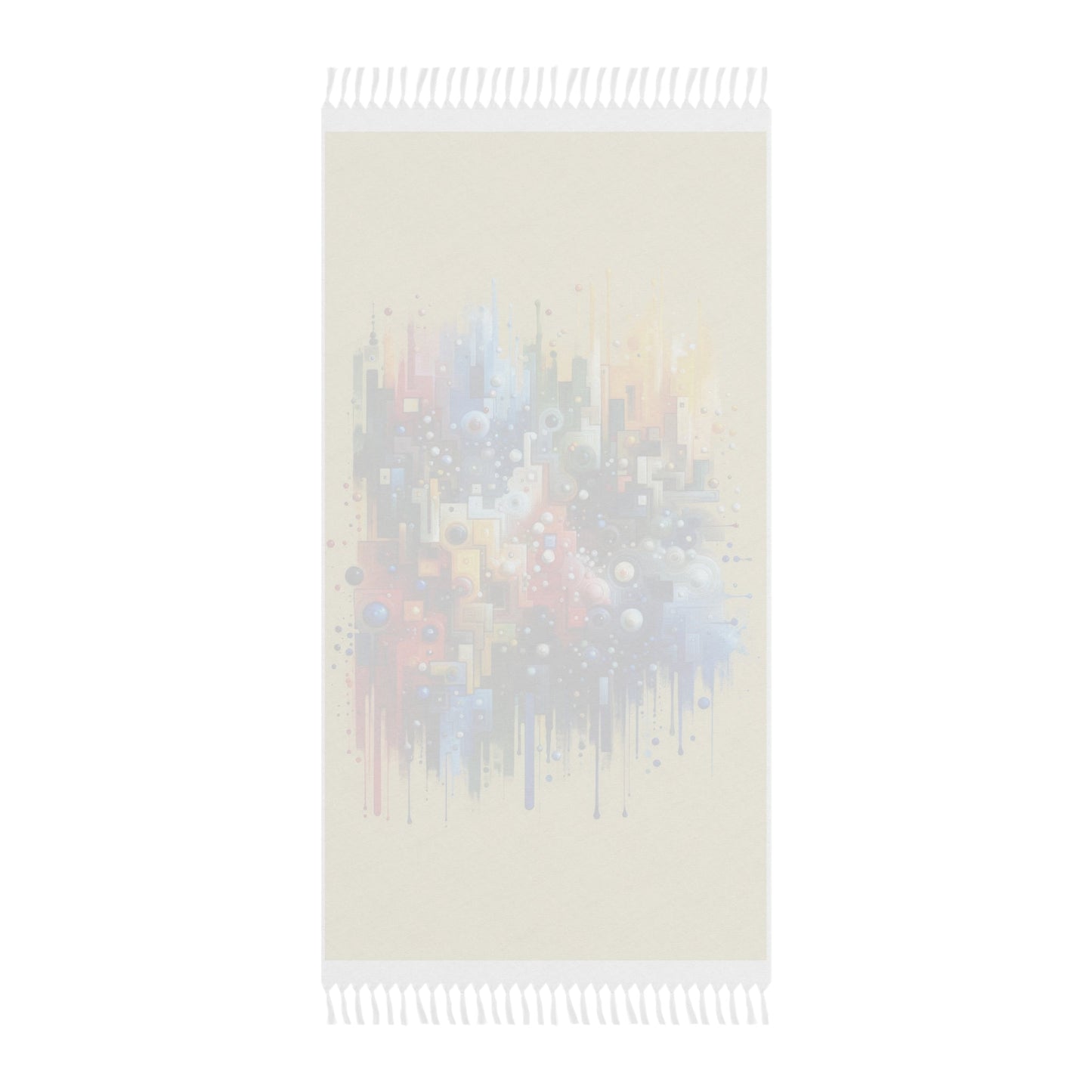 Connected Chromatic Tachism Boho Beach Cloth - ATUH.ART