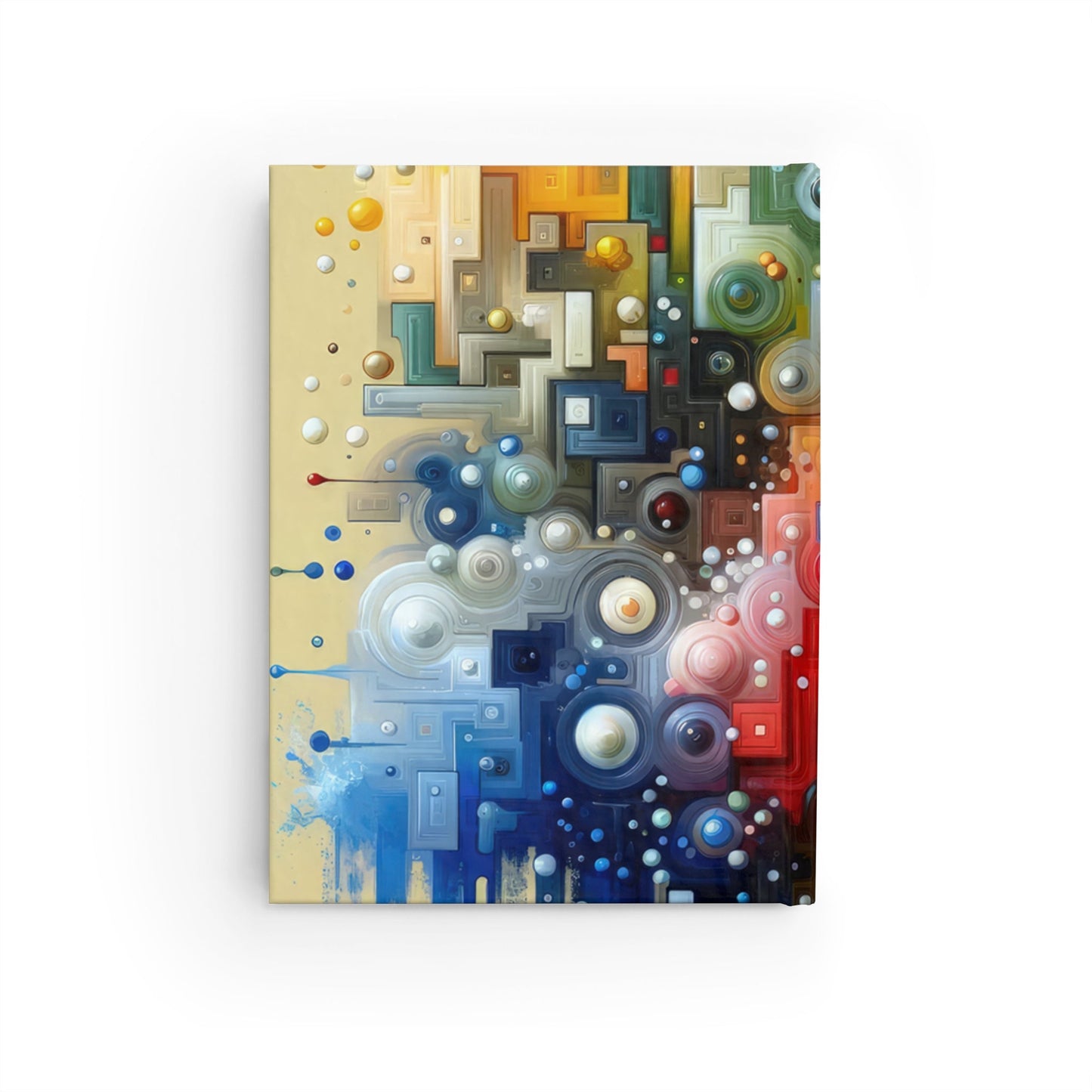 Connected Chromatic Tachism Journal - Blank - ATUH.ART