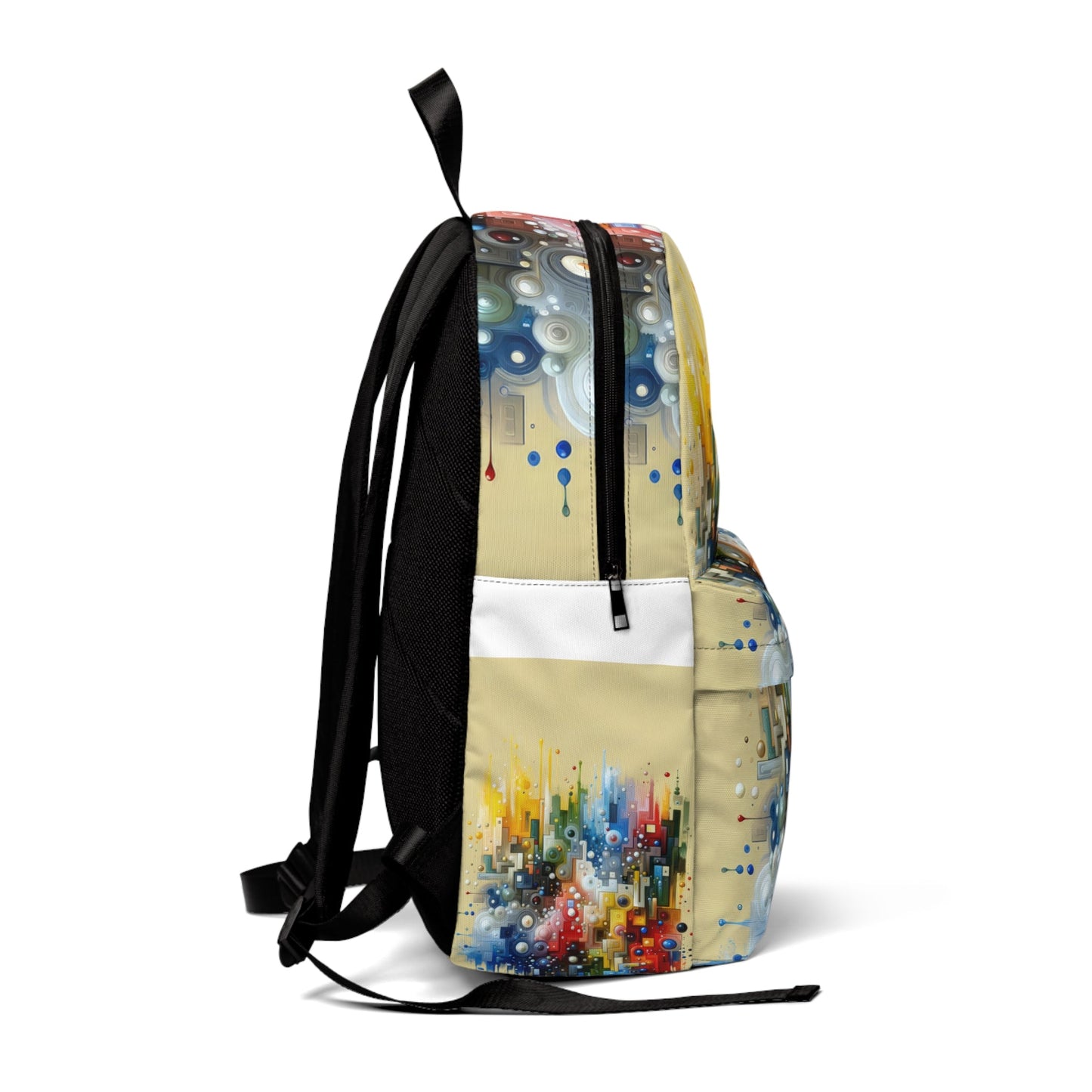 Connected Chromatic Tachism Unisex Classic Backpack - ATUH.ART