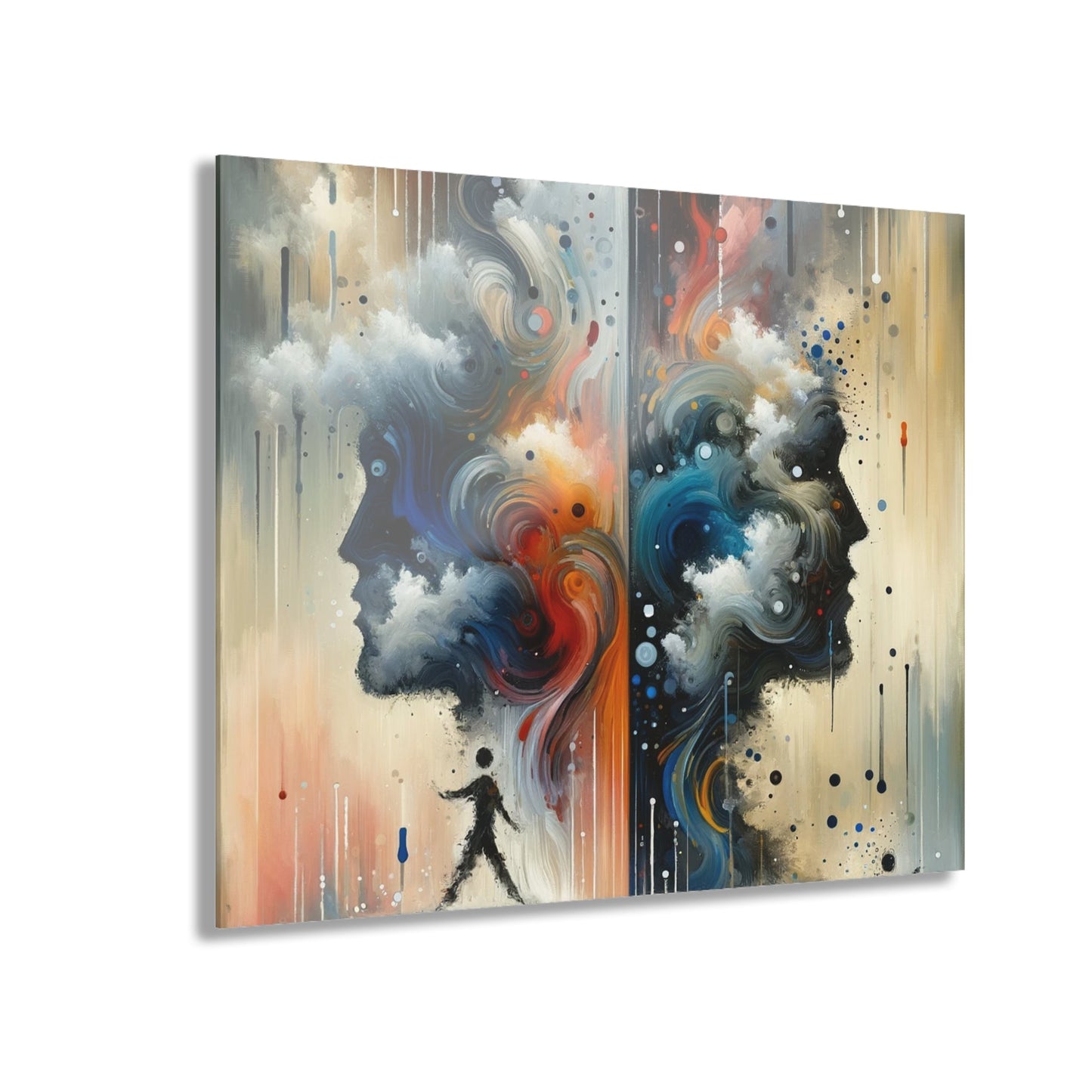 Connected Isolation Paradox Acrylic Prints (French Cleat Hanging) - ATUH.ART