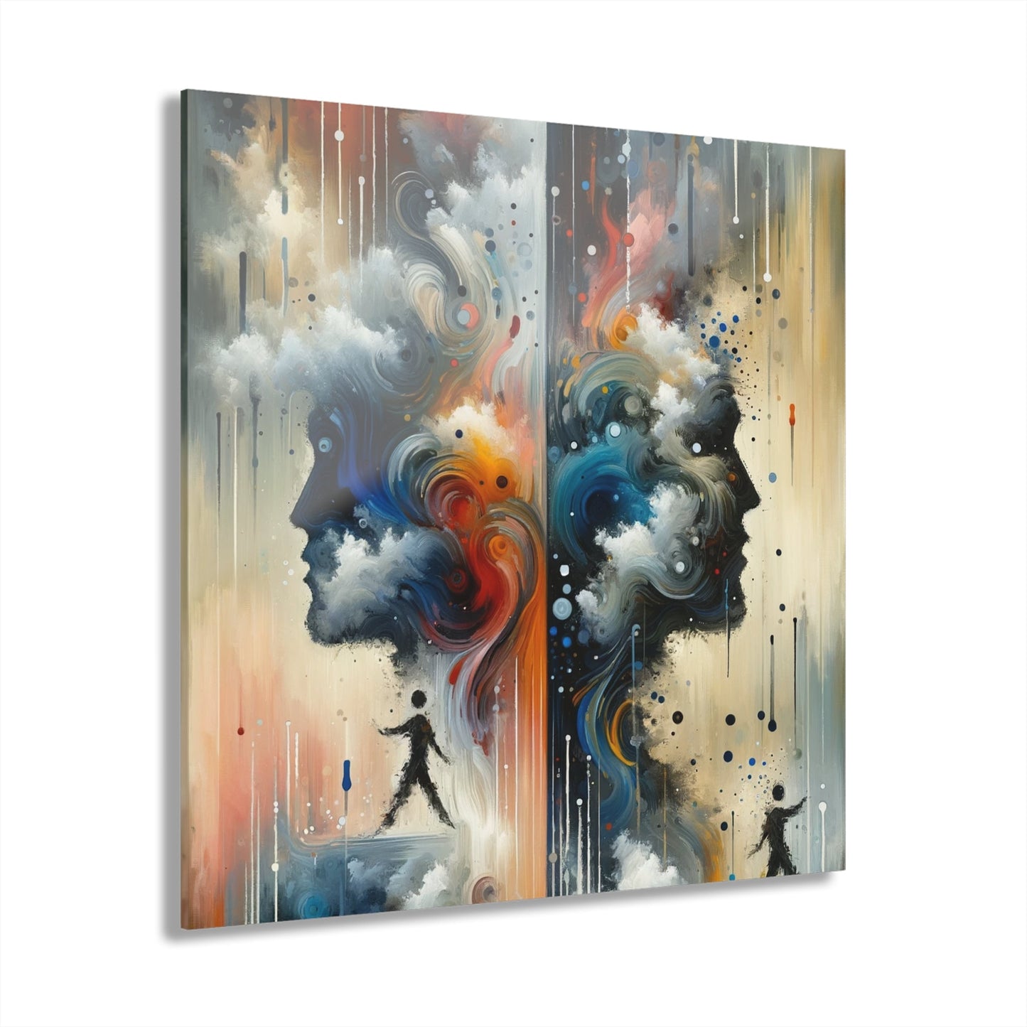 Connected Isolation Paradox Acrylic Prints (French Cleat Hanging) - ATUH.ART