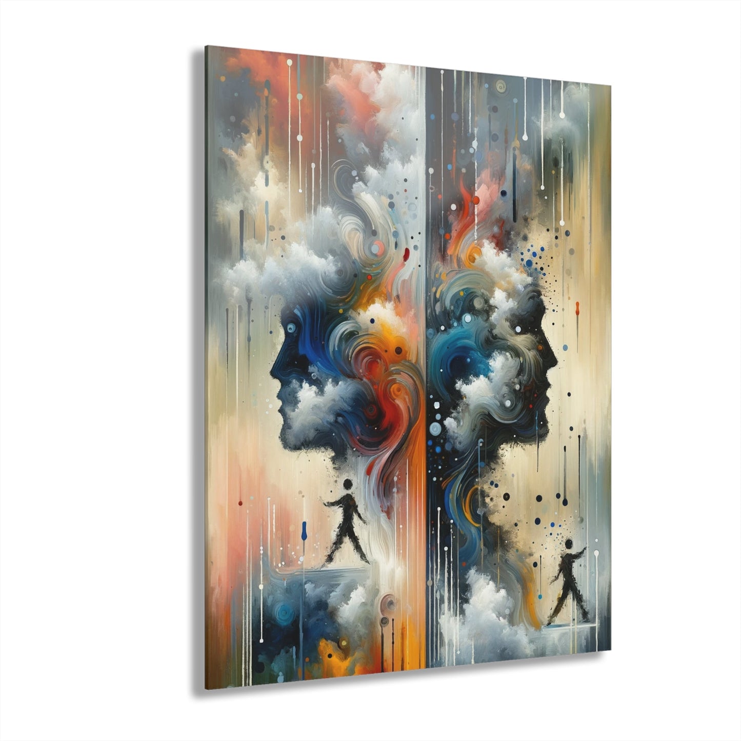 Connected Isolation Paradox Acrylic Prints (French Cleat Hanging) - ATUH.ART