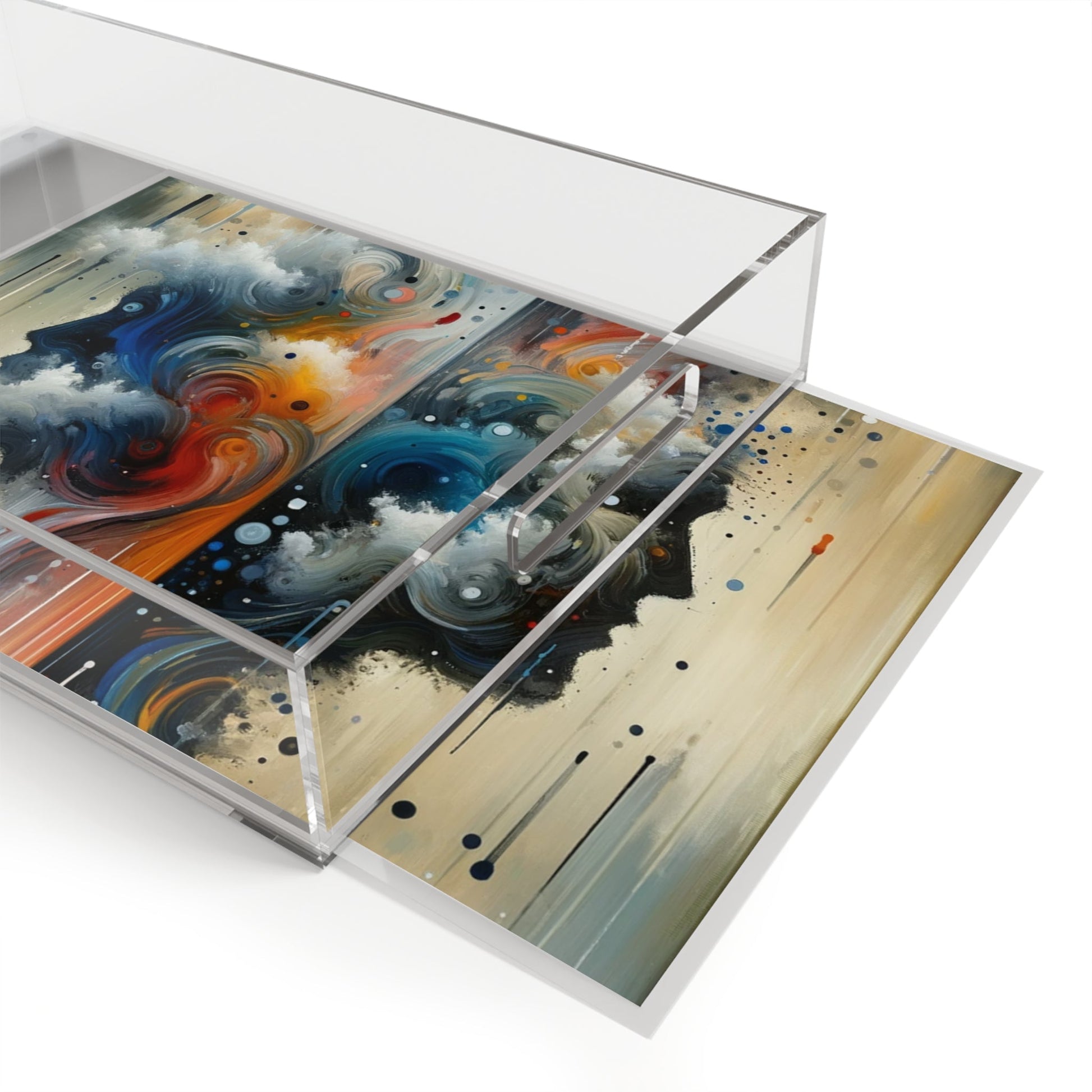 Connected Isolation Paradox Acrylic Serving Tray - ATUH.ART
