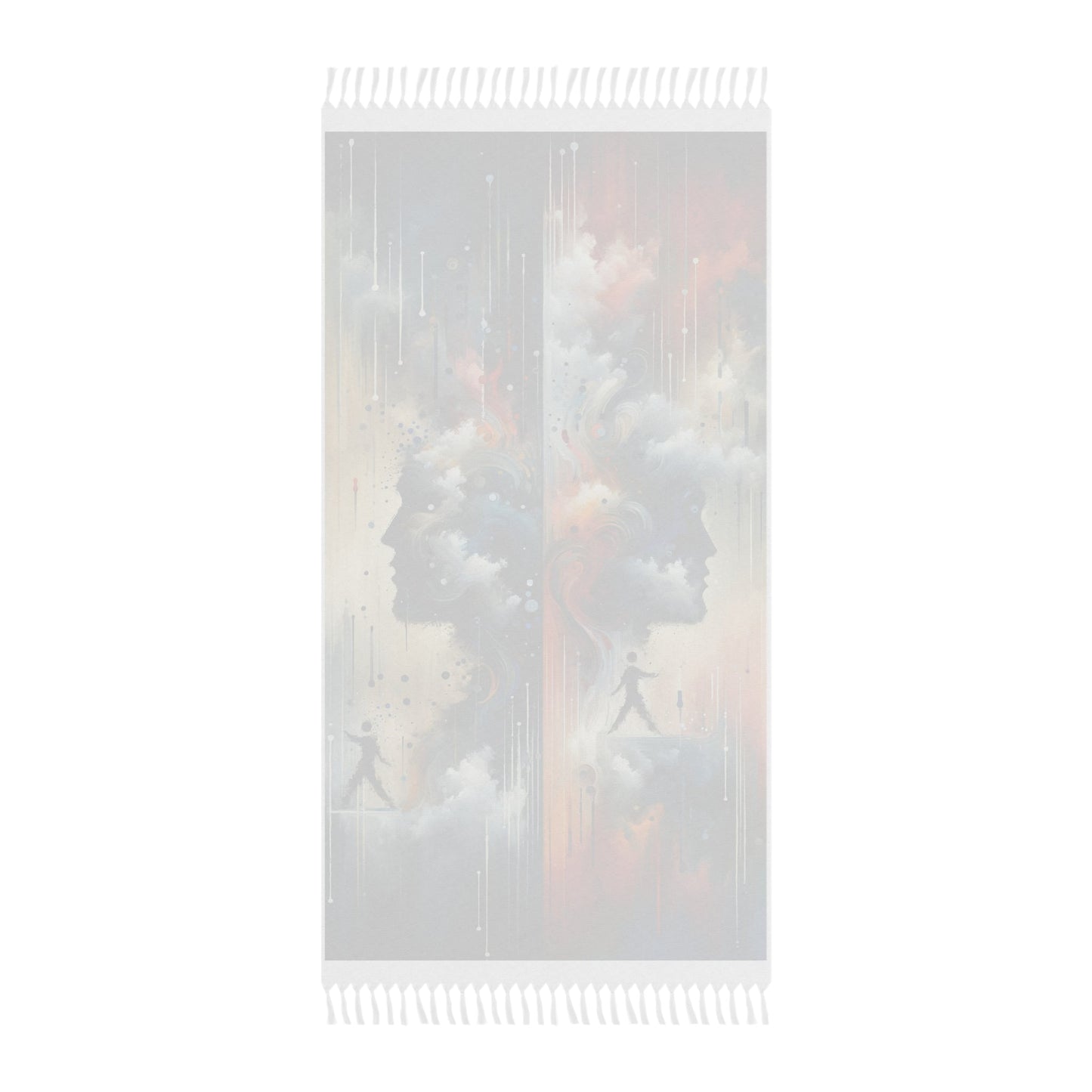Connected Isolation Paradox Boho Beach Cloth - ATUH.ART