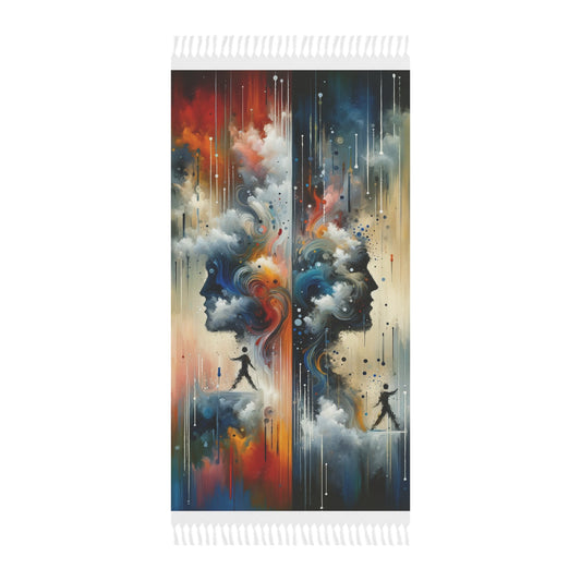 Connected Isolation Paradox Boho Beach Cloth - ATUH.ART
