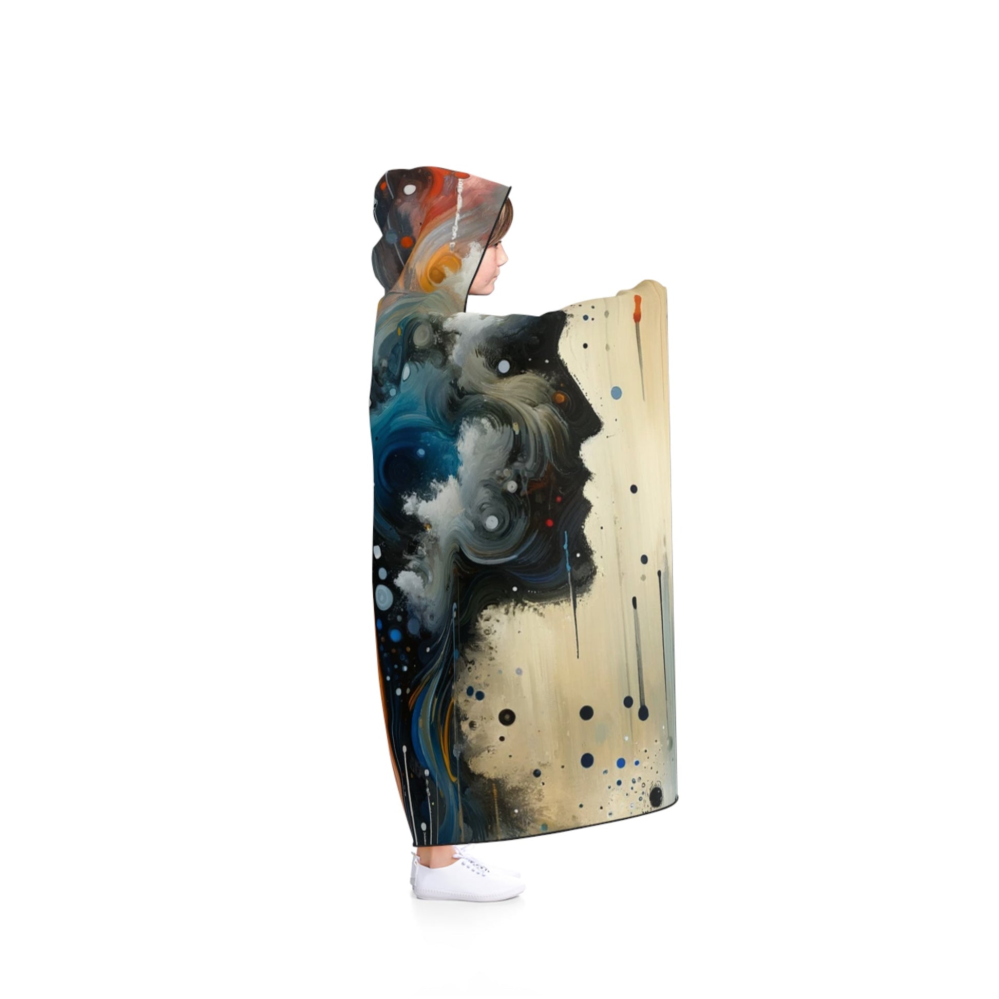 Connected Isolation Paradox Hooded Blanket - ATUH.ART