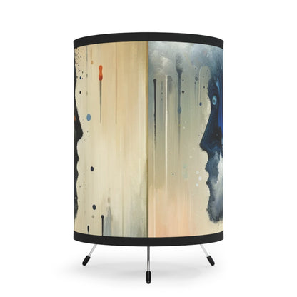 Connected Isolation Paradox Tripod Lamp with High-Res Printed Shade, US\CA plug - ATUH.ART
