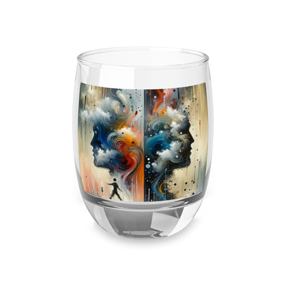 Connected Isolation Paradox Whiskey Glass - ATUH.ART