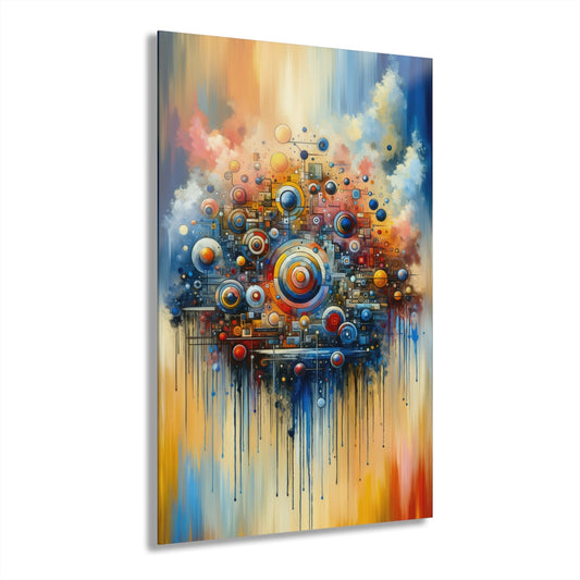 Connected Virtuality Canvas Acrylic Prints (French Cleat Hanging) - ATUH.ART