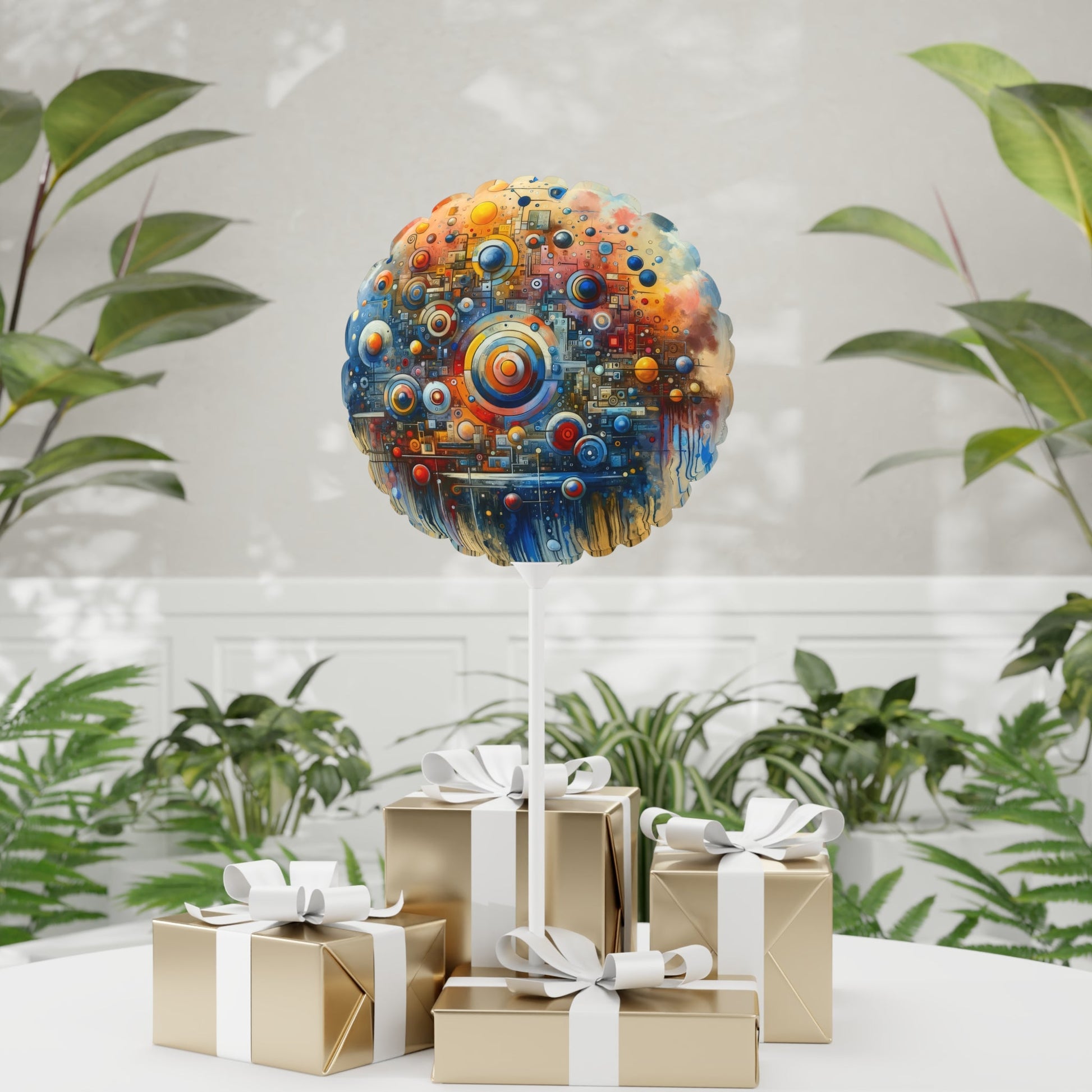 Connected Virtuality Canvas Balloon (Round and Heart-shaped), 11" - ATUH.ART
