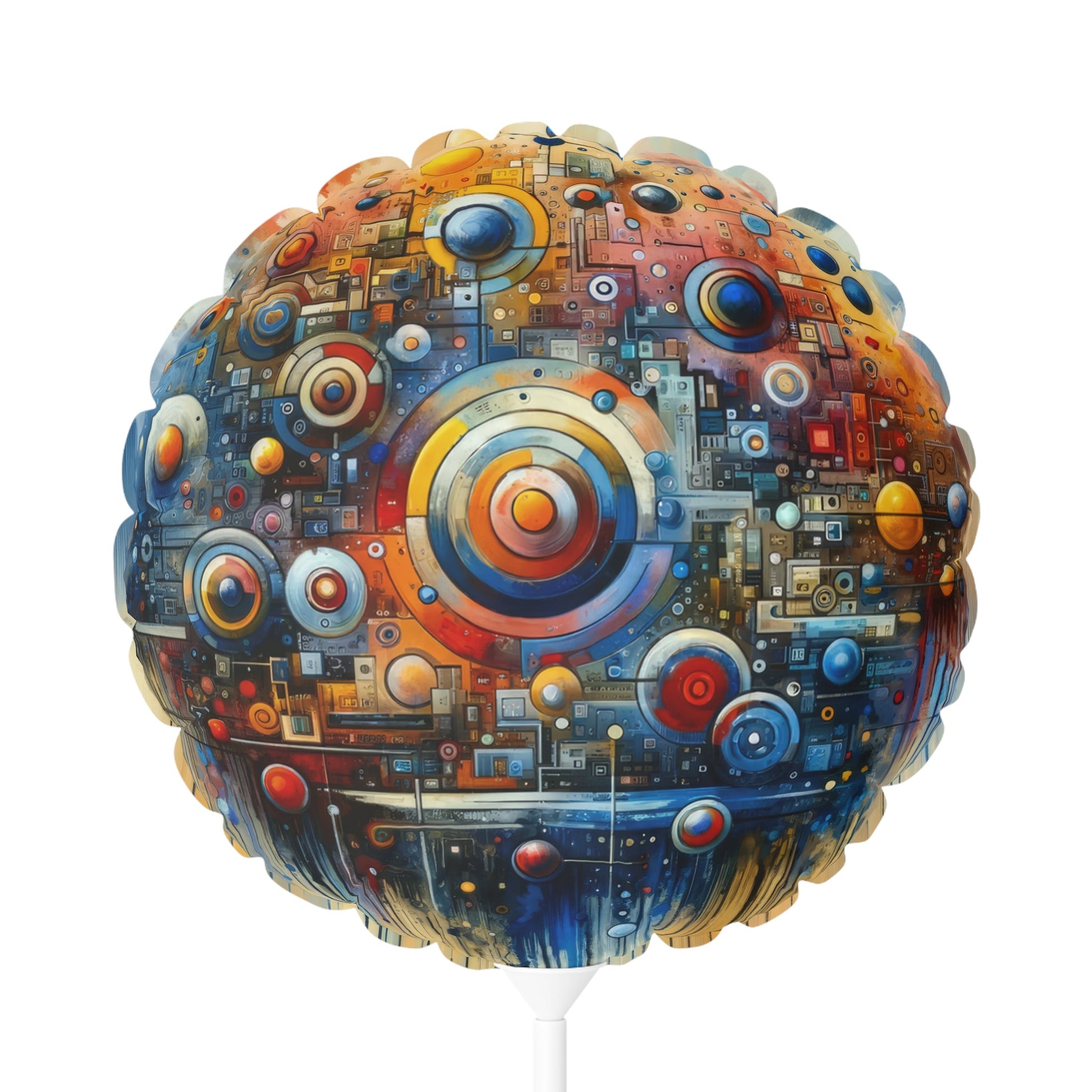 Connected Virtuality Canvas Balloon (Round and Heart-shaped), 11" - ATUH.ART
