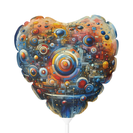Connected Virtuality Canvas Balloon (Round and Heart-shaped), 11" - ATUH.ART
