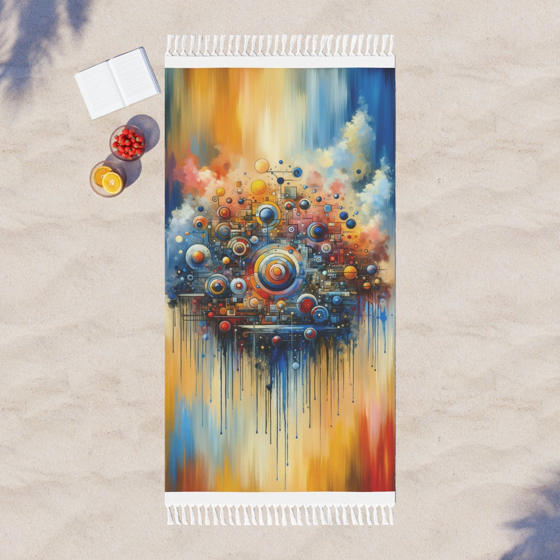 Connected Virtuality Canvas Boho Beach Cloth - ATUH.ART