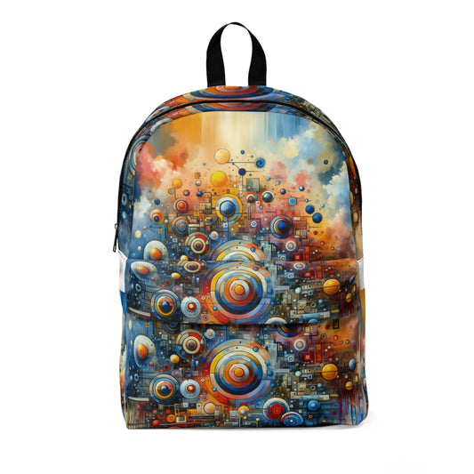 Connected Virtuality Canvas Unisex Classic Backpack - ATUH.ART