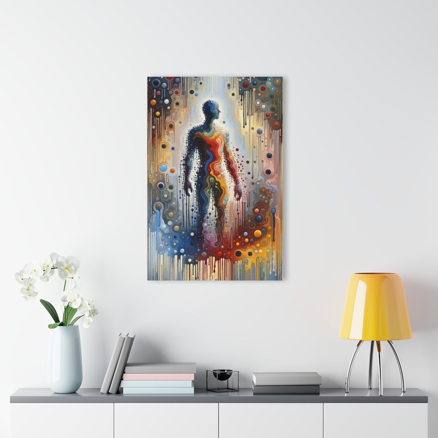 Connectedness Contours Wellness Acrylic Prints (French Cleat Hanging) - ATUH.ART