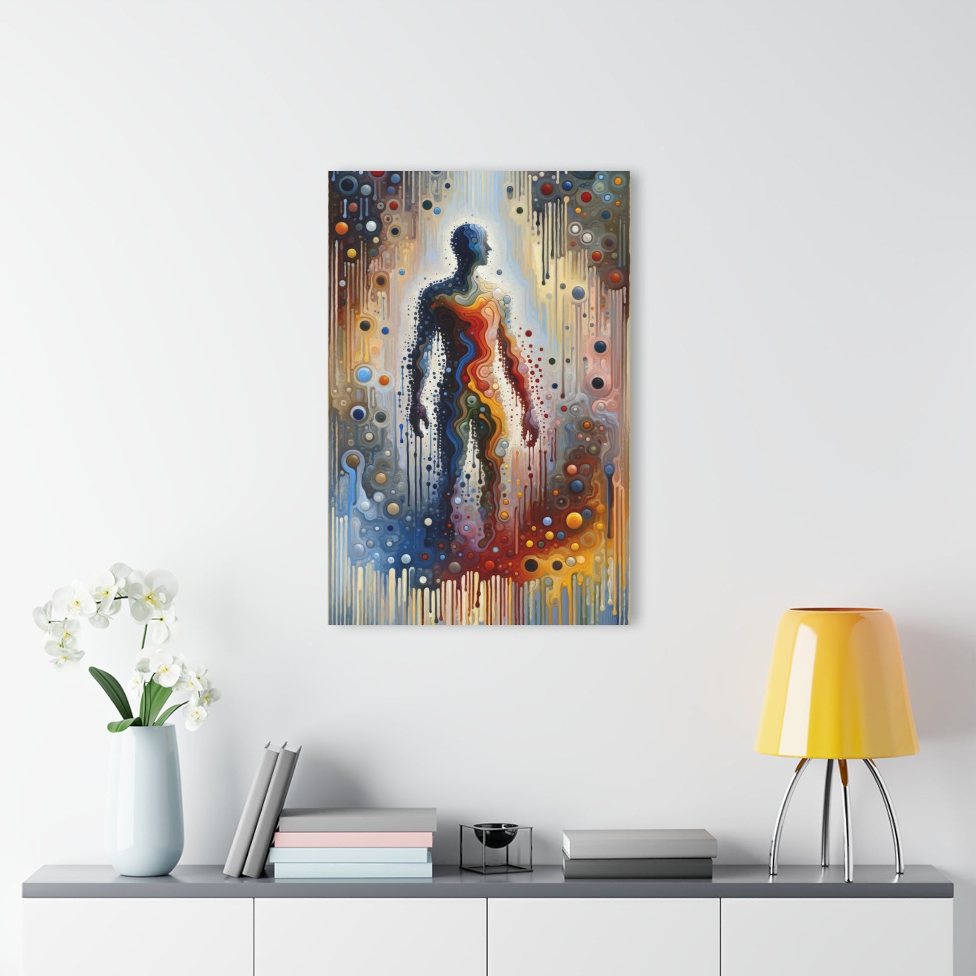 Connectedness Contours Wellness Acrylic Prints (French Cleat Hanging) - ATUH.ART