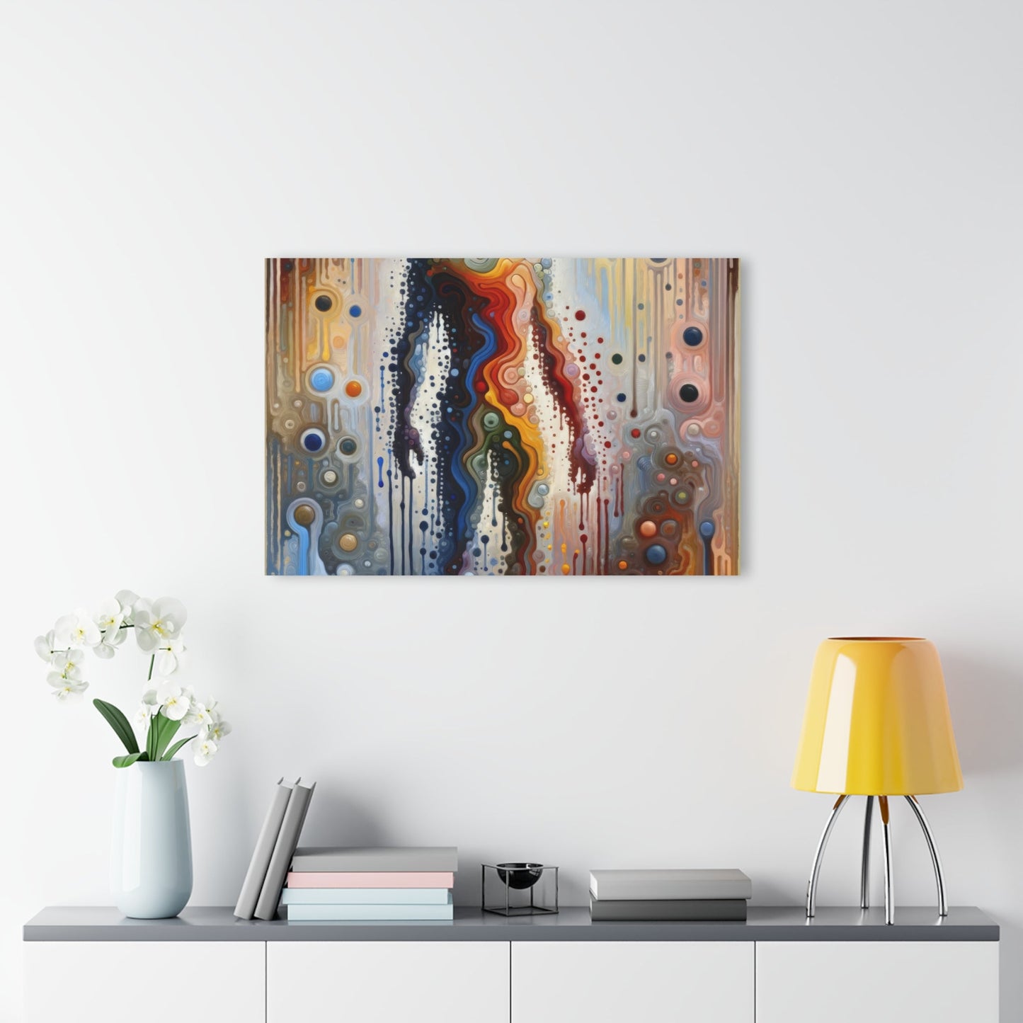 Connectedness Contours Wellness Acrylic Prints (French Cleat Hanging) - ATUH.ART