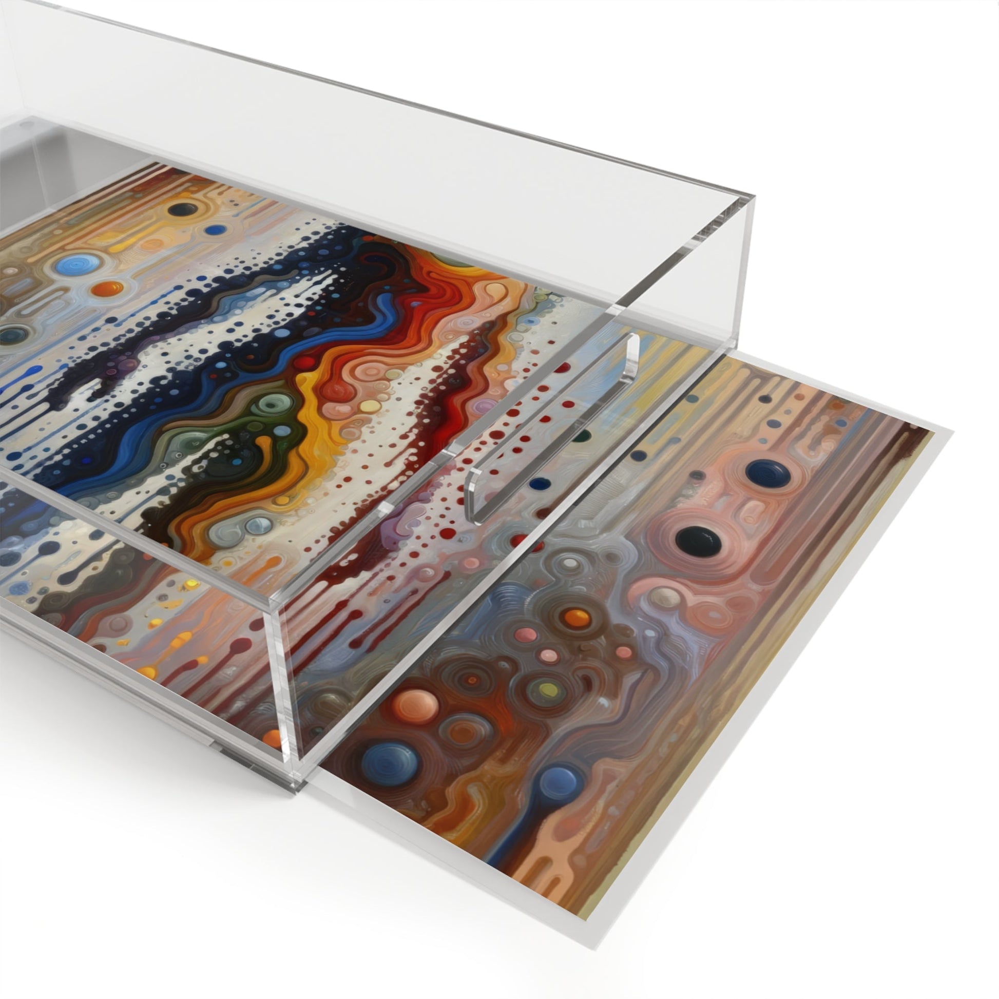 Connectedness Contours Wellness Acrylic Serving Tray - ATUH.ART
