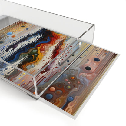 Connectedness Contours Wellness Acrylic Serving Tray - ATUH.ART