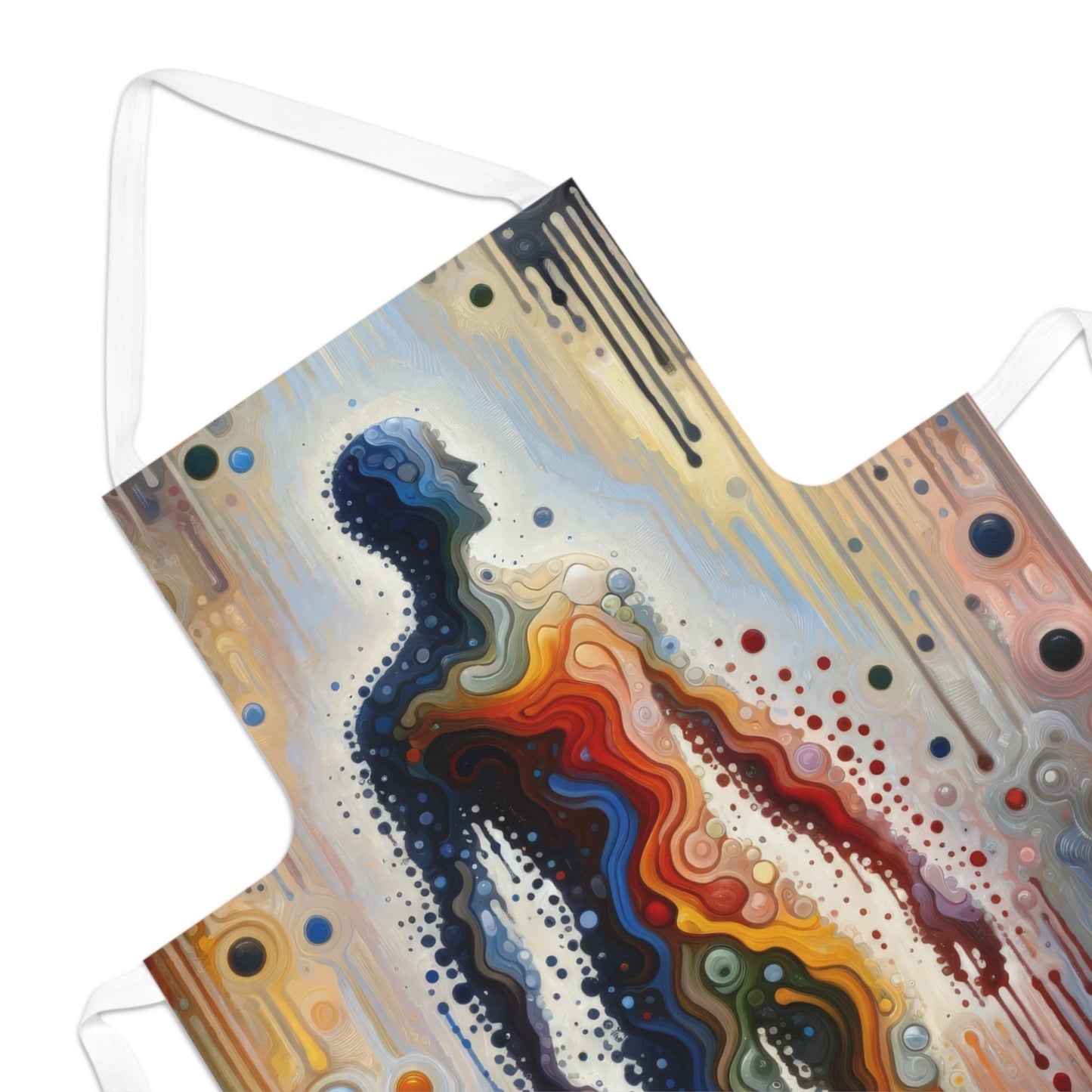 Connectedness Contours Wellness Adult Apron (AOP) - ATUH.ART
