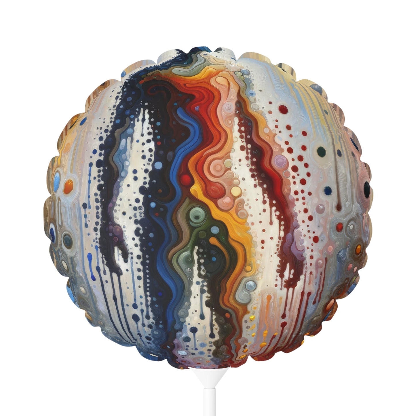 Connectedness Contours Wellness Balloon (Round and Heart-shaped), 11" - ATUH.ART
