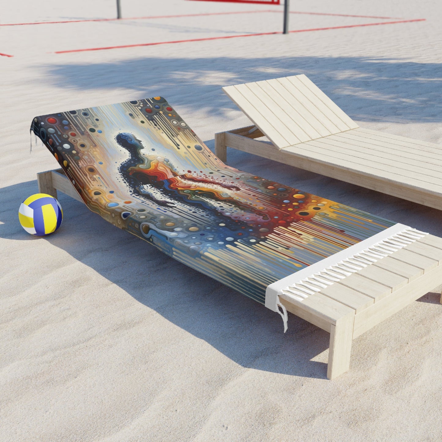 Connectedness Contours Wellness Boho Beach Cloth - ATUH.ART