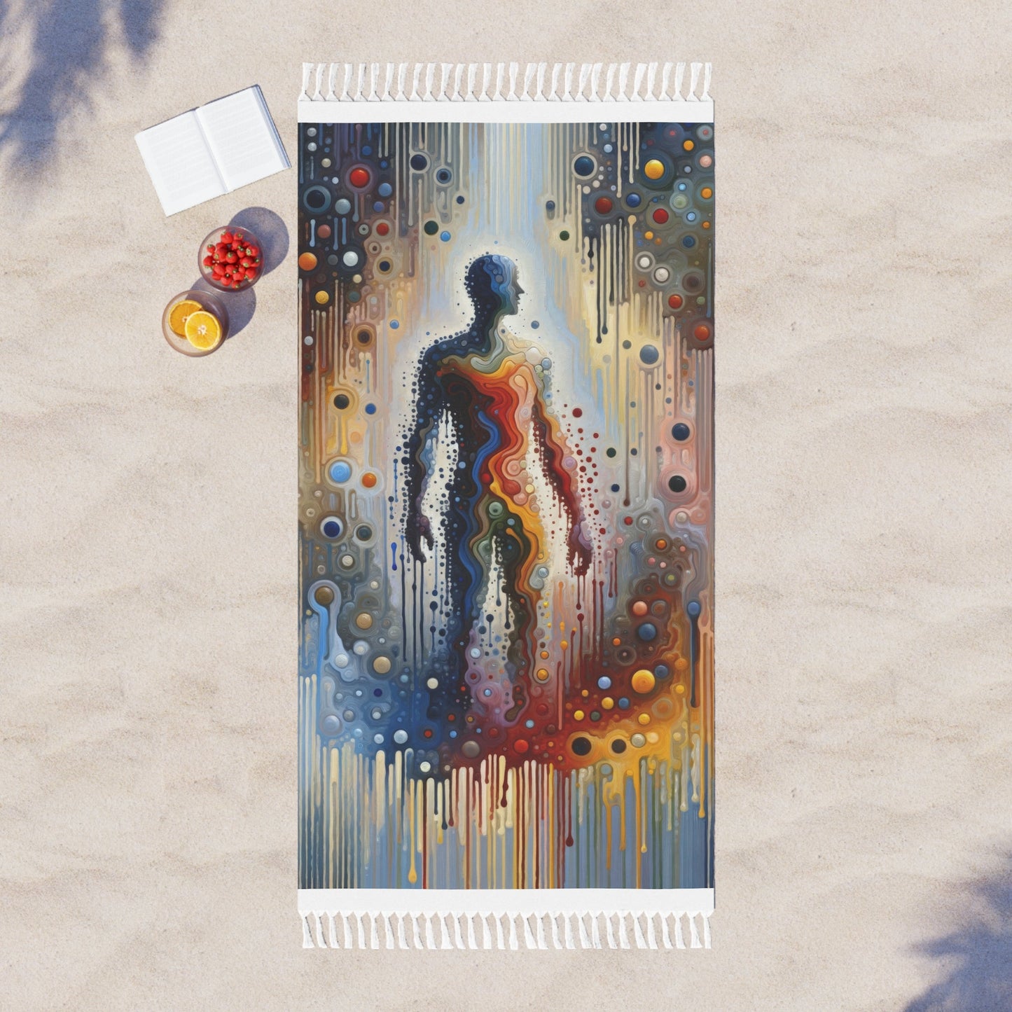 Connectedness Contours Wellness Boho Beach Cloth - ATUH.ART