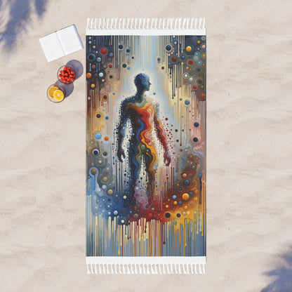 Connectedness Contours Wellness Boho Beach Cloth - ATUH.ART