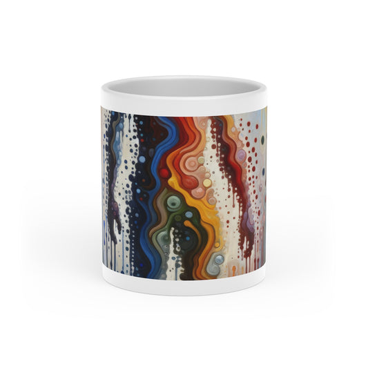 Connectedness Contours Wellness Heart-Shaped Mug - ATUH.ART