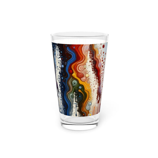 Connectedness Contours Wellness Pint Glass, 16oz - ATUH.ART