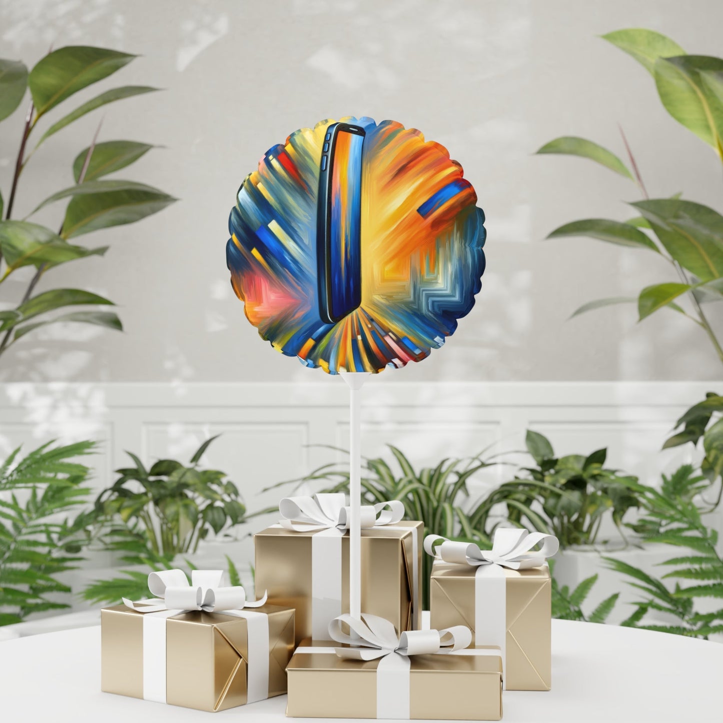 Connectivity Beacon Dichotomy Balloon (Round and Heart-shaped), 11" - ATUH.ART