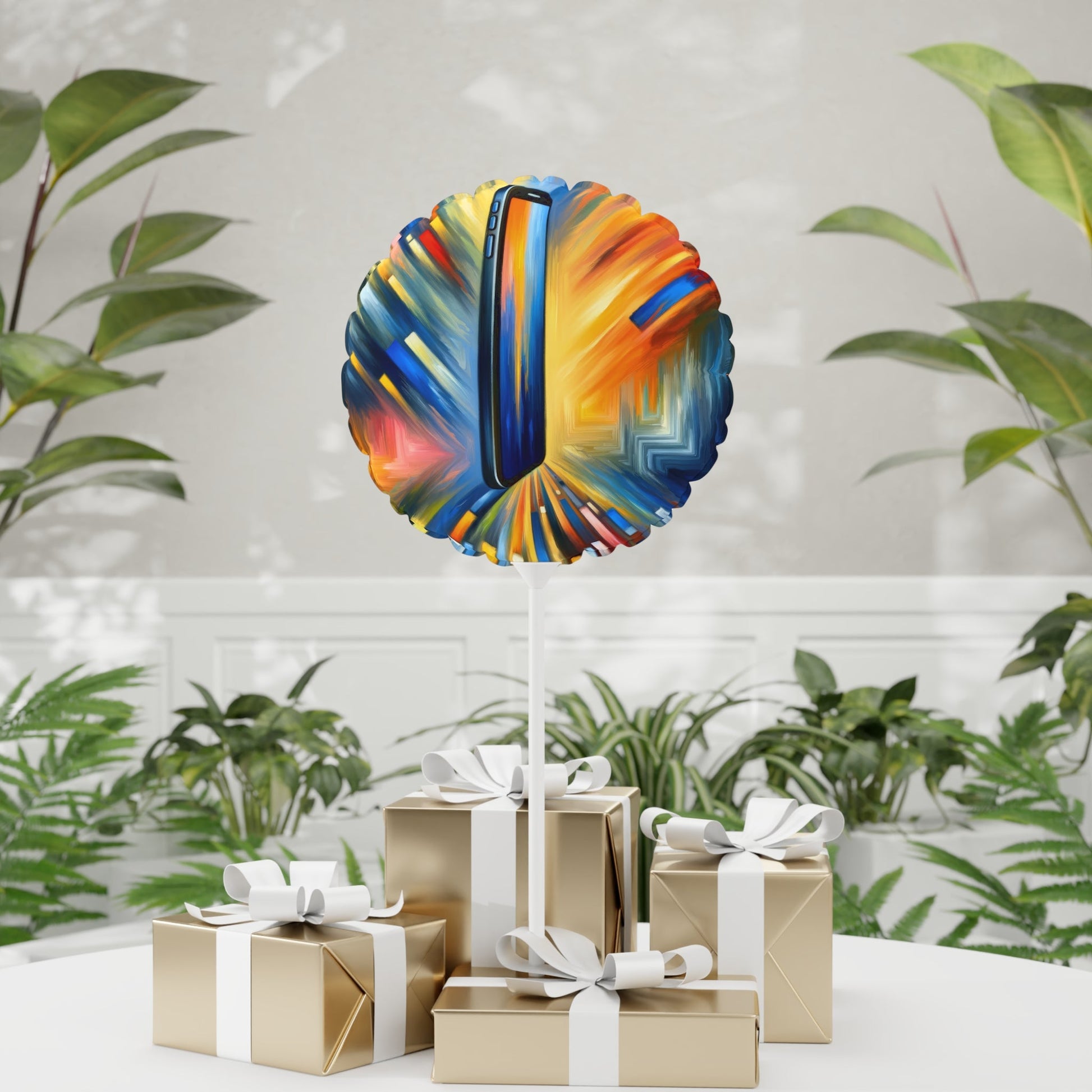 Connectivity Beacon Dichotomy Balloon (Round and Heart-shaped), 11" - ATUH.ART