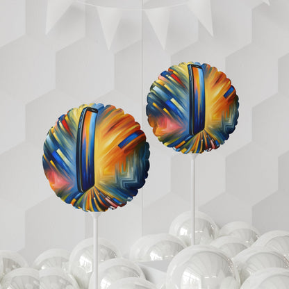 Connectivity Beacon Dichotomy Balloon (Round and Heart-shaped), 11" - ATUH.ART