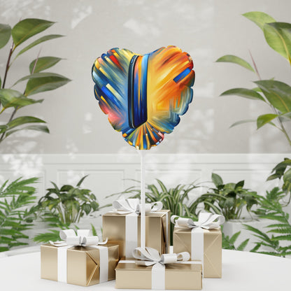 Connectivity Beacon Dichotomy Balloon (Round and Heart-shaped), 11" - ATUH.ART