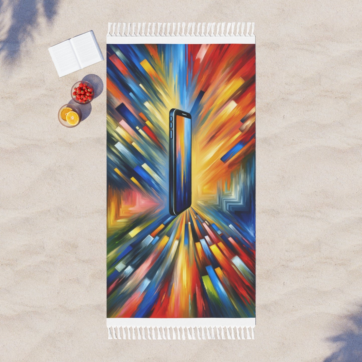 Connectivity Beacon Dichotomy Boho Beach Cloth - ATUH.ART