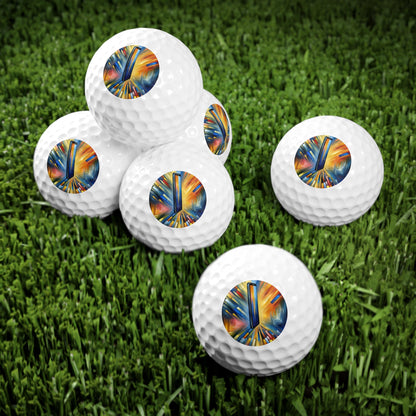 Connectivity Beacon Dichotomy Golf Balls, 6pcs - ATUH.ART