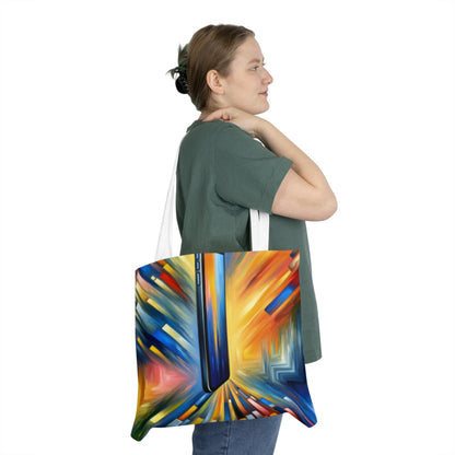 Connectivity Beacon Dichotomy Shoulder Tote Bag (AOP) - ATUH.ART