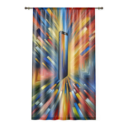 Connectivity Beacon Dichotomy Window Curtain - ATUH.ART