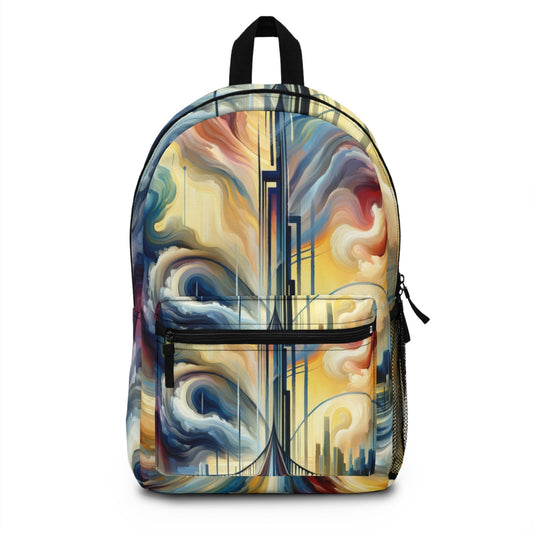 Conscious Bridge Tachism Backpack - ATUH.ART