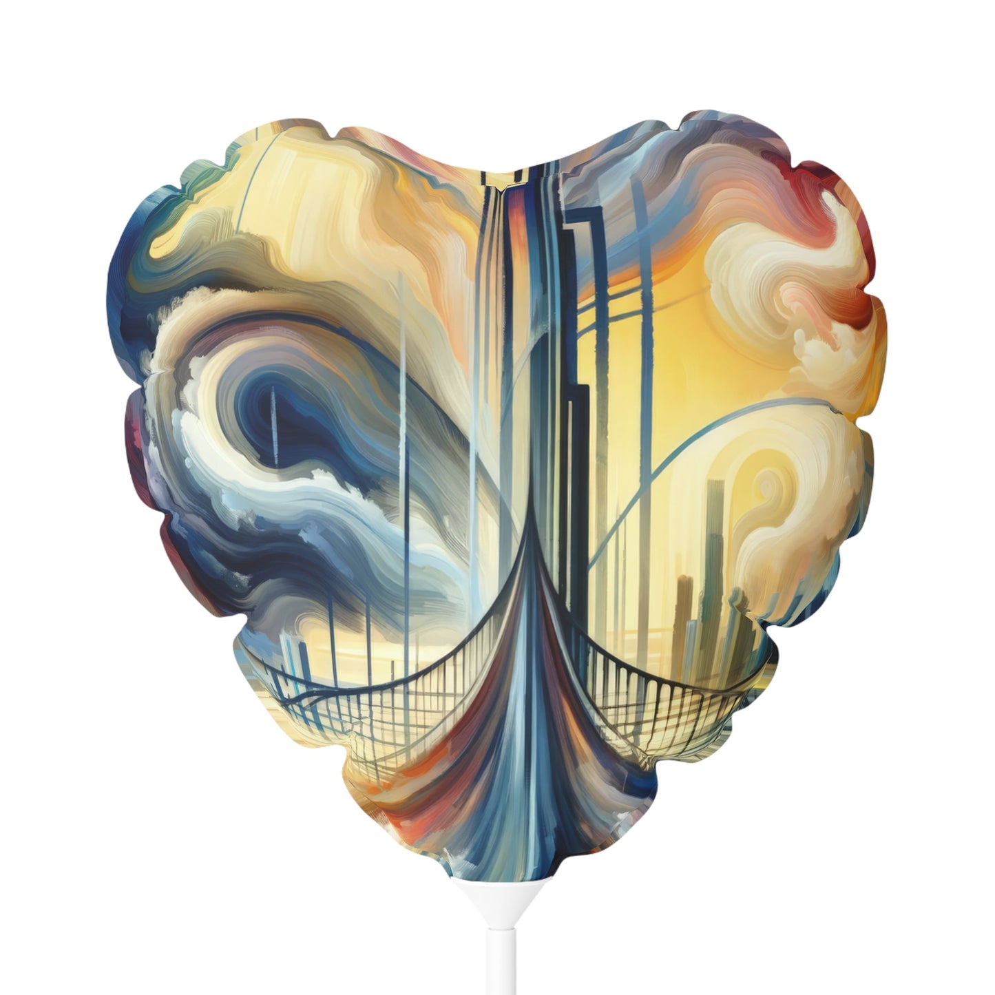 Conscious Bridge Tachism Balloon (Round and Heart-shaped), 11" - ATUH.ART
