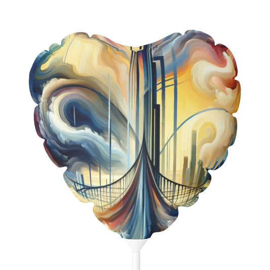 Conscious Bridge Tachism Balloon (Round and Heart-shaped), 11" - ATUH.ART