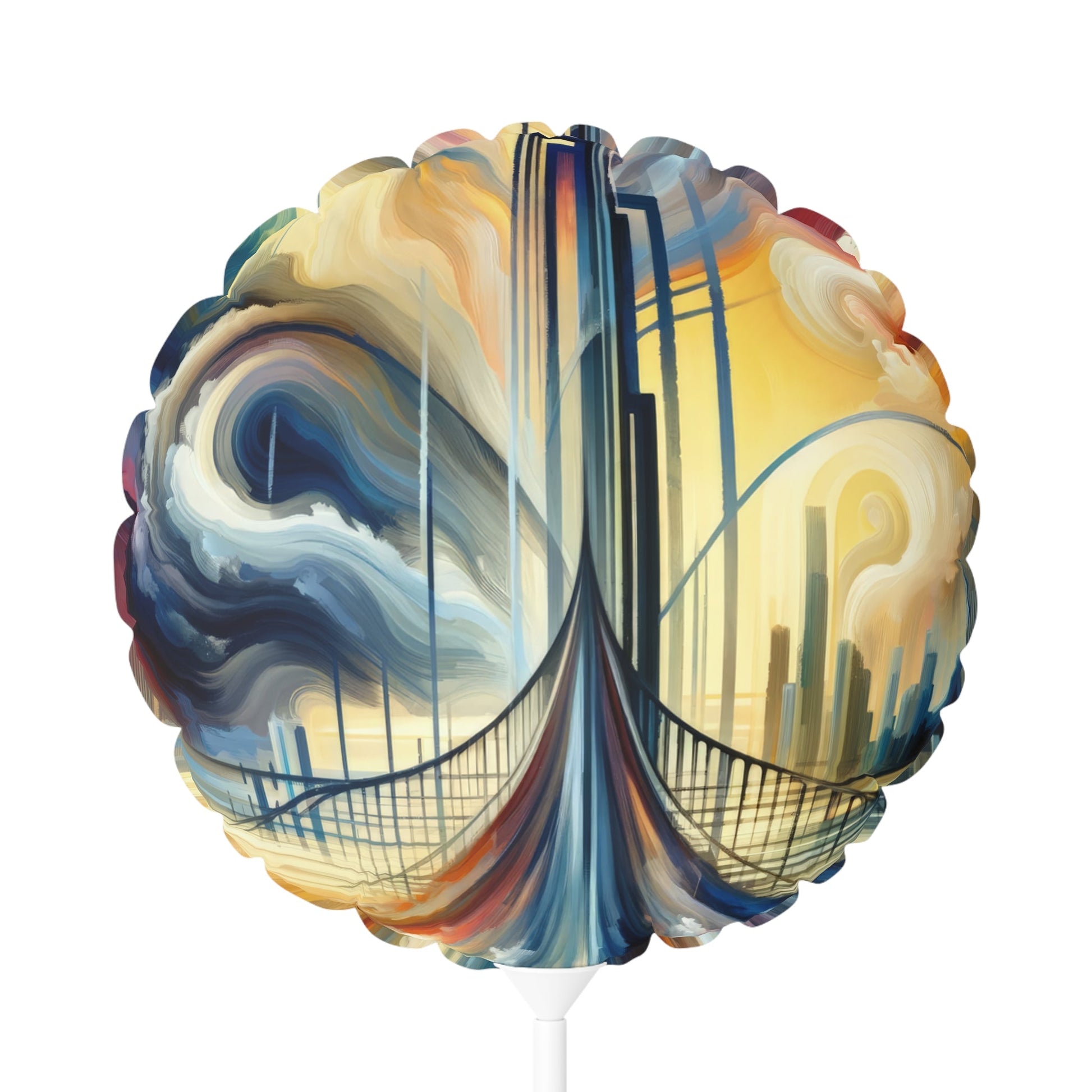 Conscious Bridge Tachism Balloon (Round and Heart-shaped), 11" - ATUH.ART
