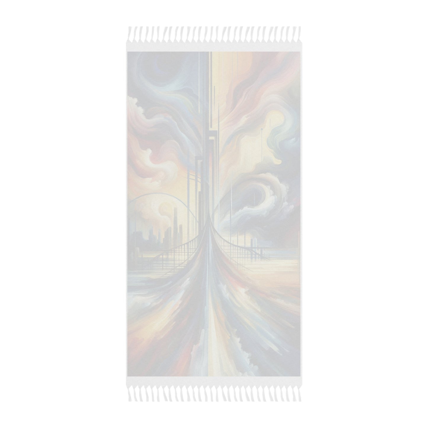 Conscious Bridge Tachism Boho Beach Cloth - ATUH.ART