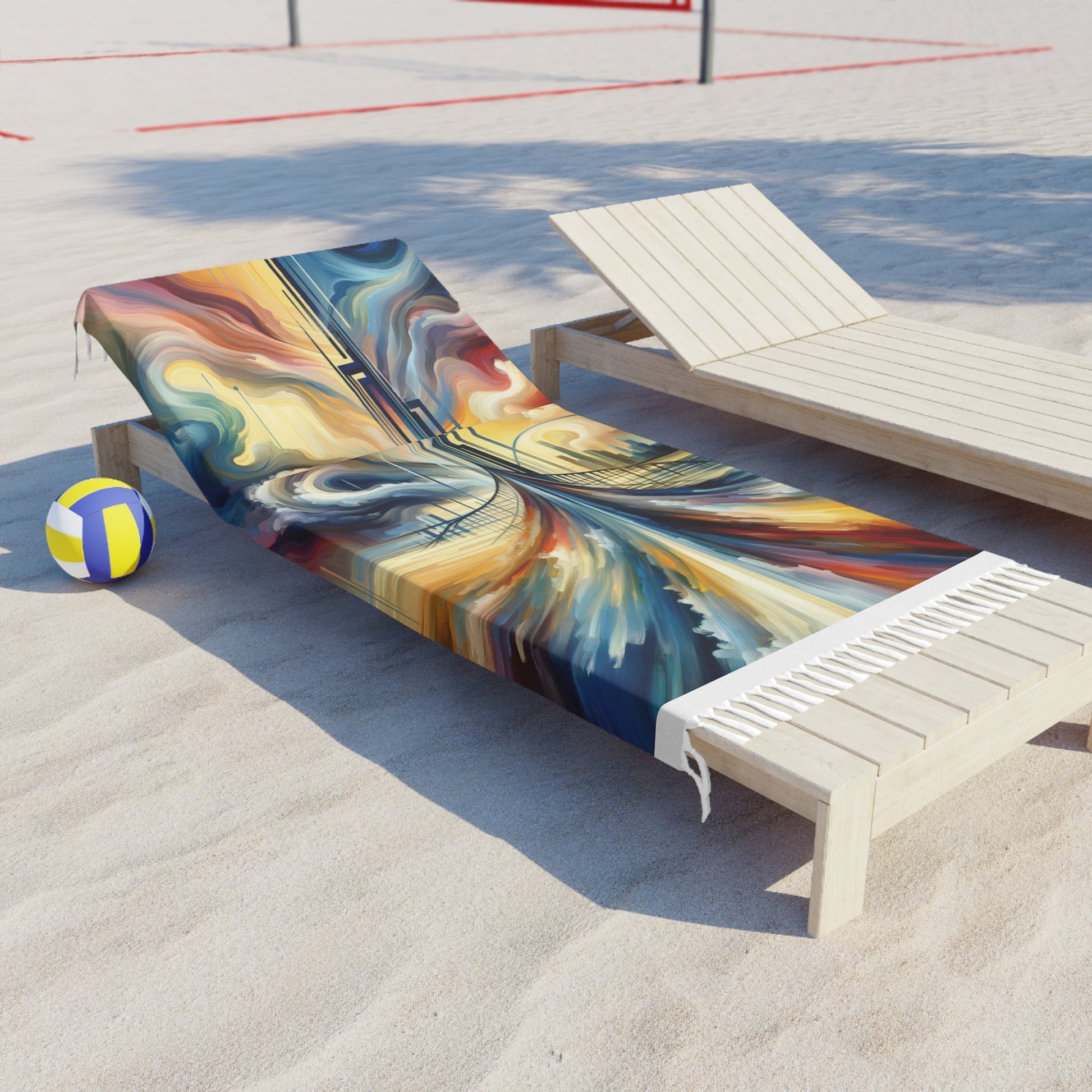 Conscious Bridge Tachism Boho Beach Cloth - ATUH.ART