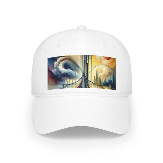 Conscious Bridge Tachism Low Profile Baseball Cap - ATUH.ART