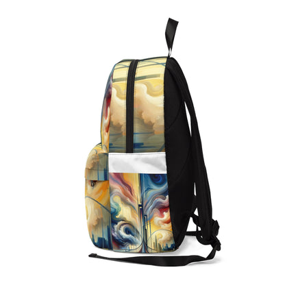 Conscious Bridge Tachism Unisex Classic Backpack - ATUH.ART
